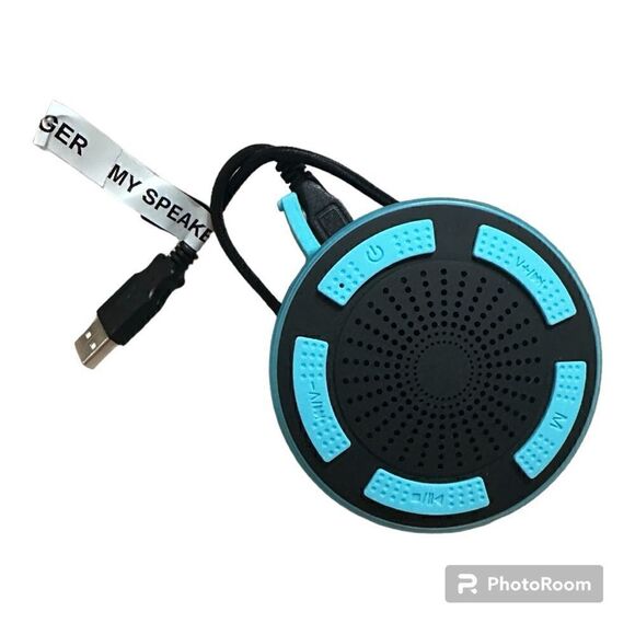 Kong Kim LED portable wireless speakers Blue Used - Picture 2 of 3